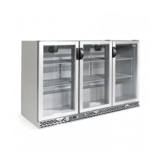 INFRICO Botellero expositor refrigerado inoxidable alto 85 cm ERV-II-SH