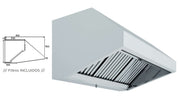 Campana extractora fondo 800 ancho 200 A20080CM - FrigeriaHosteleria.com