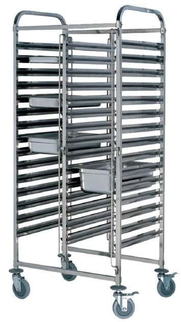Carro bandejero 15+15 bandejas GN 1/1 CARRO1515GN1/1 - FrigeriaHosteleria.com