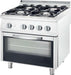 Cocina a gas 4 fuegos con horno ancho 80 fondo 70 9710130 - FrigeriaHosteleria.com