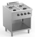 Cocina a Gas 4 Fuegos con Mueble Fondo 700 ELFU77A START LINE - FrigeriaHosteleria.com