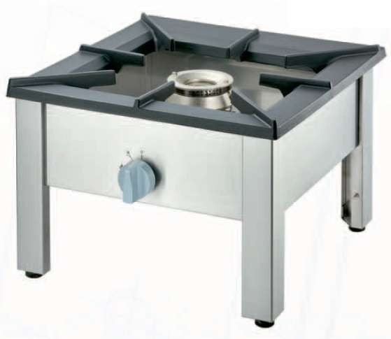 Cocina a gas auxiliar 1 fuego 565x605x380h mm 14 kW (sólo gas natural) 773035 Línea Varsovia - FrigeriaHosteleria.com
