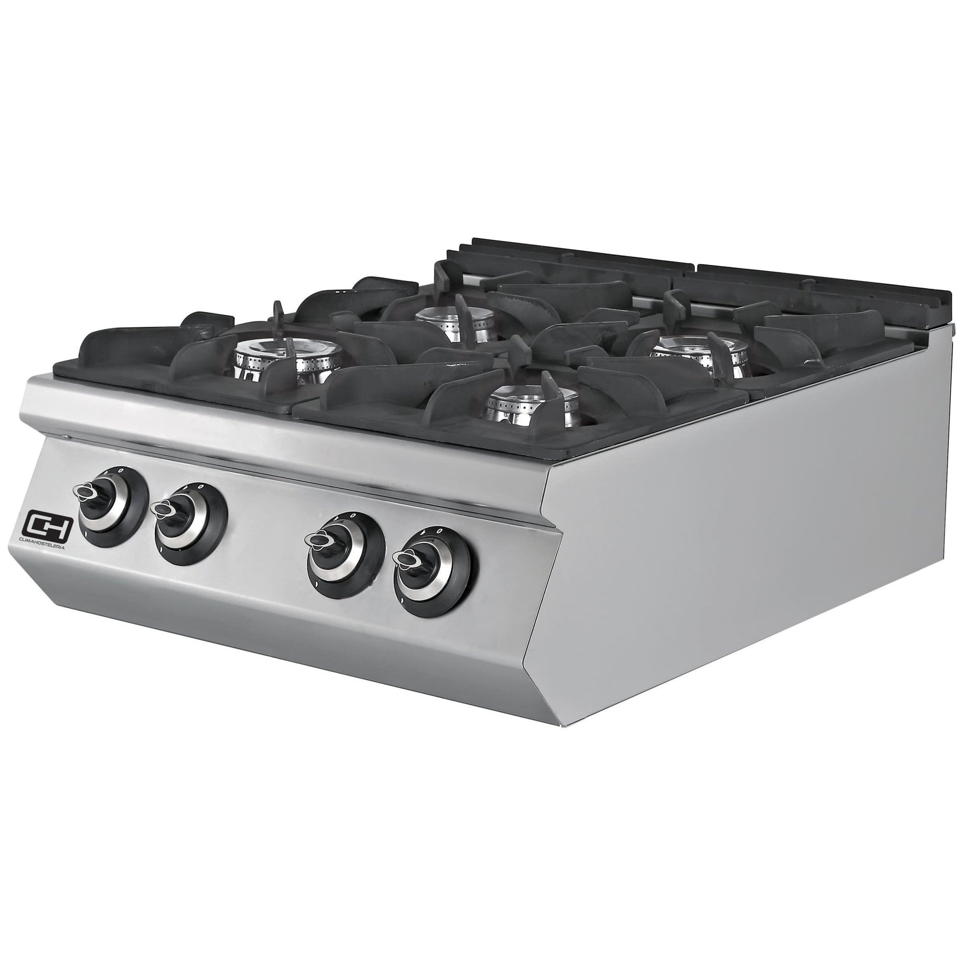 Cocina a Gas Sobremesa 4 fuegos 4 x 7,15 kW 800x730x300h mm EMPPLS7KG020 Línea 700 Estambul - FrigeriaHosteleria.com