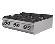 Cocina a Gas Sobremesa 6 fuegos 6 x 8,74 kW 1200x900x300h mm EMPPLS9KG030 - FrigeriaHosteleria.com
