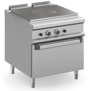 Cocina de plancha radiante eléctrica 80x90 cm con horno a gas MTPG98A MAGISTRA PLUS 900 - FrigeriaHosteleria.com