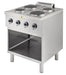 Cocina eléctrica 4 placas con mueble ELPR77A - FrigeriaHosteleria.com
