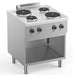 Cocina eléctrica 4 placas con mueble ELPR77A - FrigeriaHosteleria.com