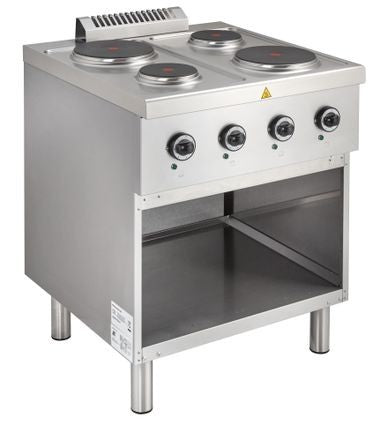 Cocina eléctrica 4 placas con mueble ELPR77A