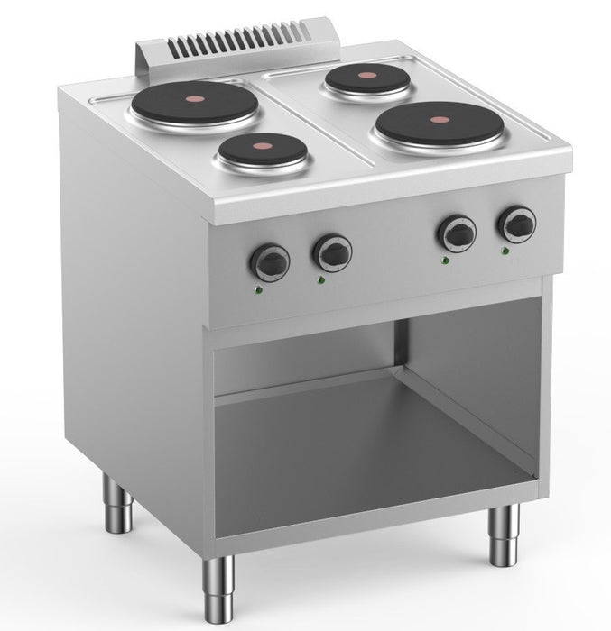Cocina eléctrica 4 placas con mueble ELPR77A