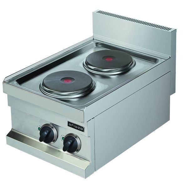Cocina eléctrica sobremesa 2 zonas 400x600 EC604 - FrigeriaHosteleria.com