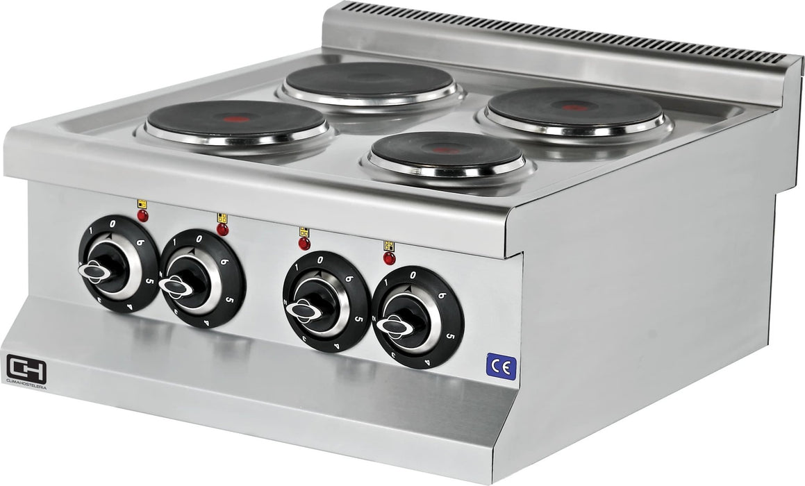 Cocina eléctrica sobremesa 4 zonas 60x60 EMP6KE020 - FrigeriaHosteleria.com