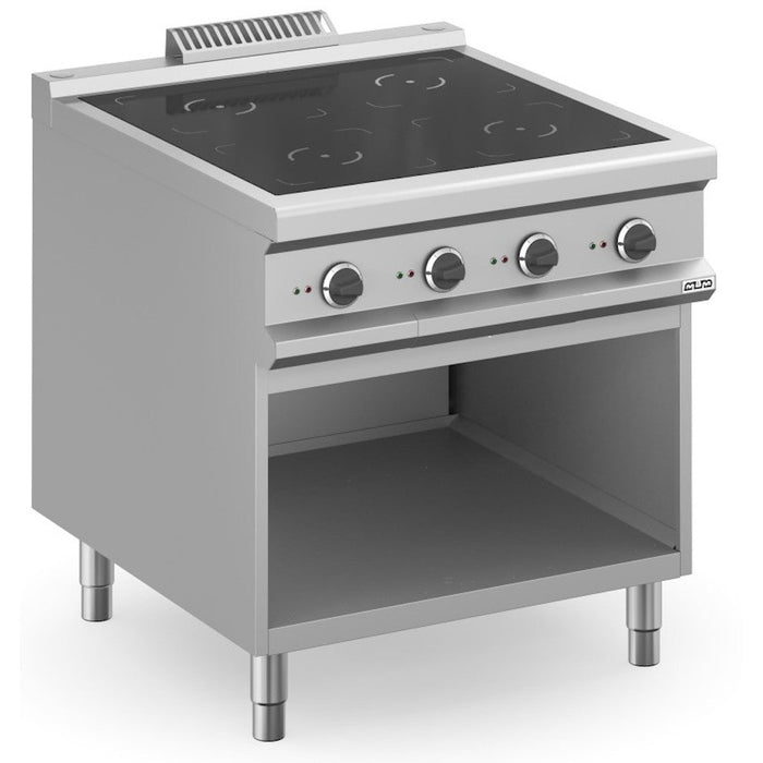Cocina inducción 4 zonas con mueble 80x90 cm MIN98A MAGISTRA PLUS 900 - FrigeriaHosteleria.com
