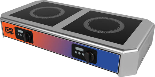 Cocina Inducción Snack Sobremesa 2 Zonas 3,5 + 3,5 kW Línea Estambul EMPSIND020 - FrigeriaHosteleria.com