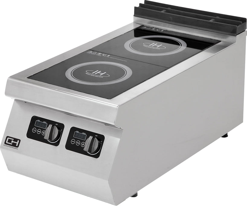 Cocina Inducción Sobremesa 2 Zonas 2 x 3,5 kW 400x900x300h mm EMPPLS9IND010 Línea 900 Estambul - FrigeriaHosteleria.com