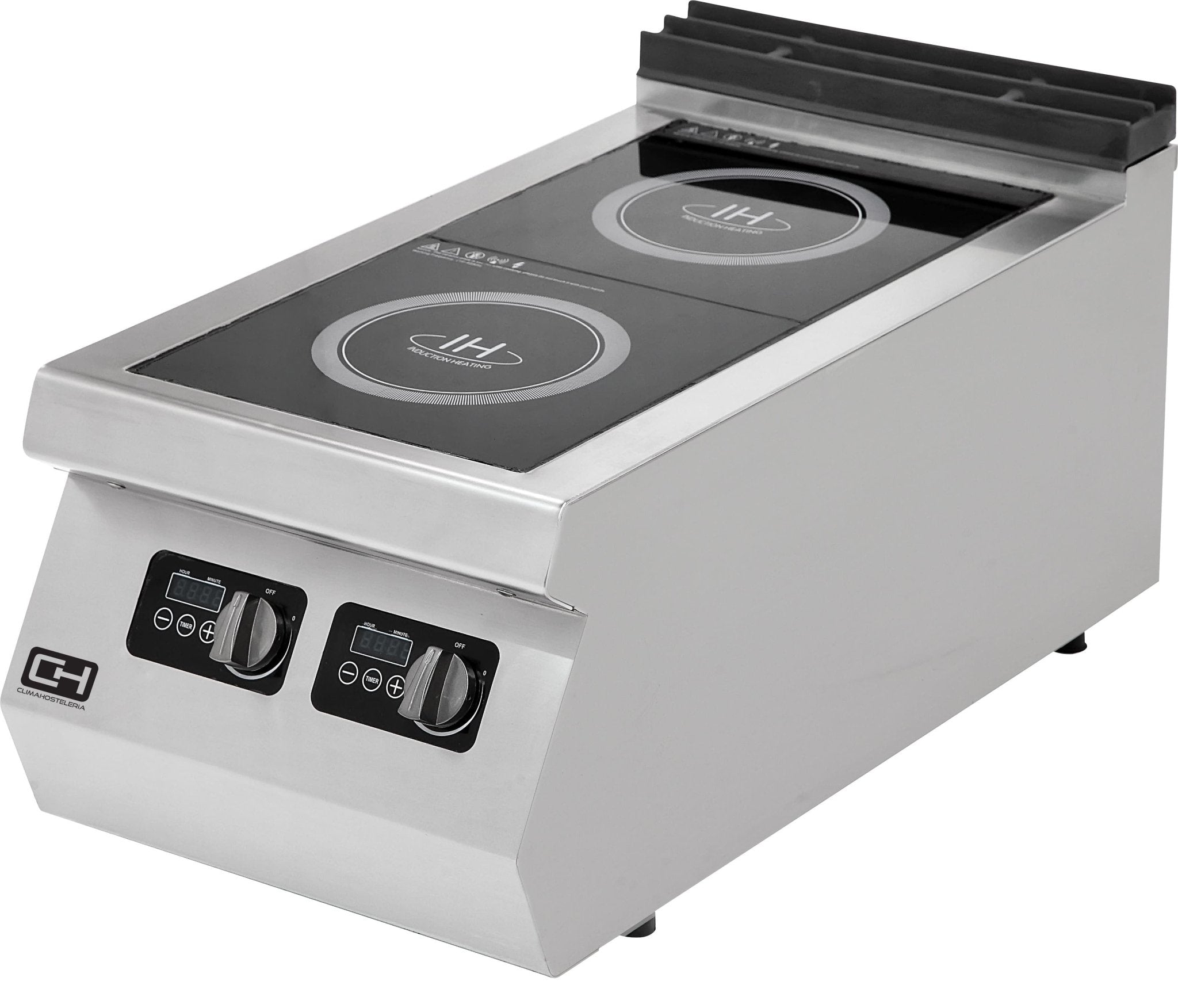 Cocina inducción sobremesa 2 zonas 400x730x300h mm EMPPLS7IND010 - FrigeriaHosteleria.com
