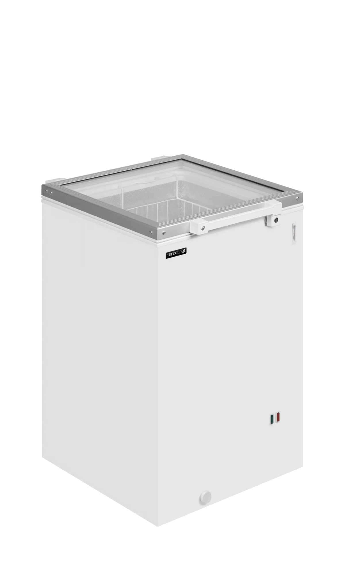 Congelador horizontal para helados tapa cristal ancho 55 cm 115 litros TEFCOLD ST160