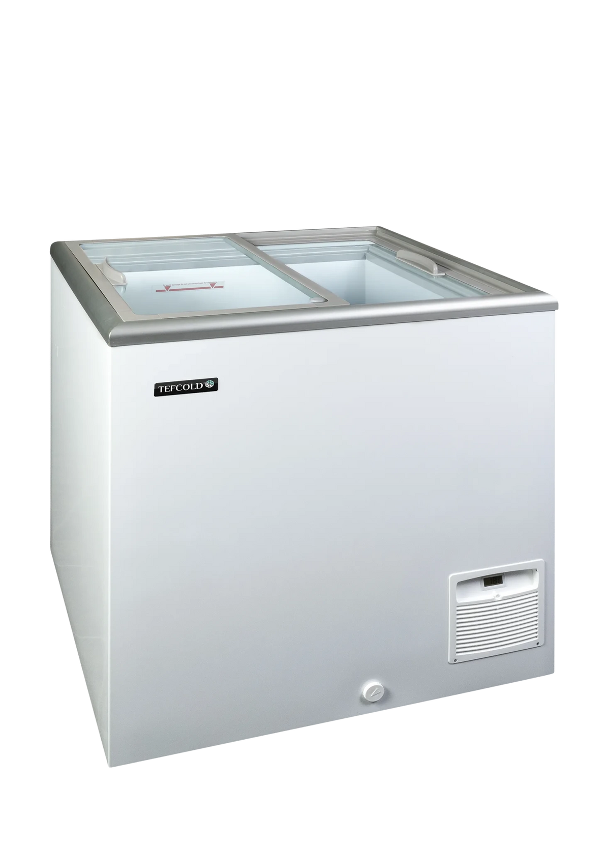 Congelador horizontal para helados tapas cristal ancho 76 cm 205 litros IDA200-W1