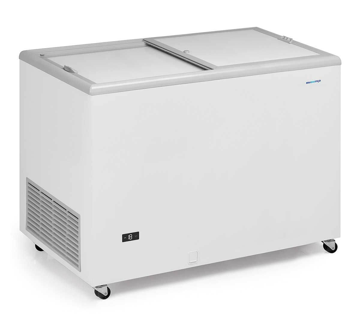 Congelador tapa corredera ciega ancho 106 Masquefrío TOS 300 - FrigeriaHosteleria.com