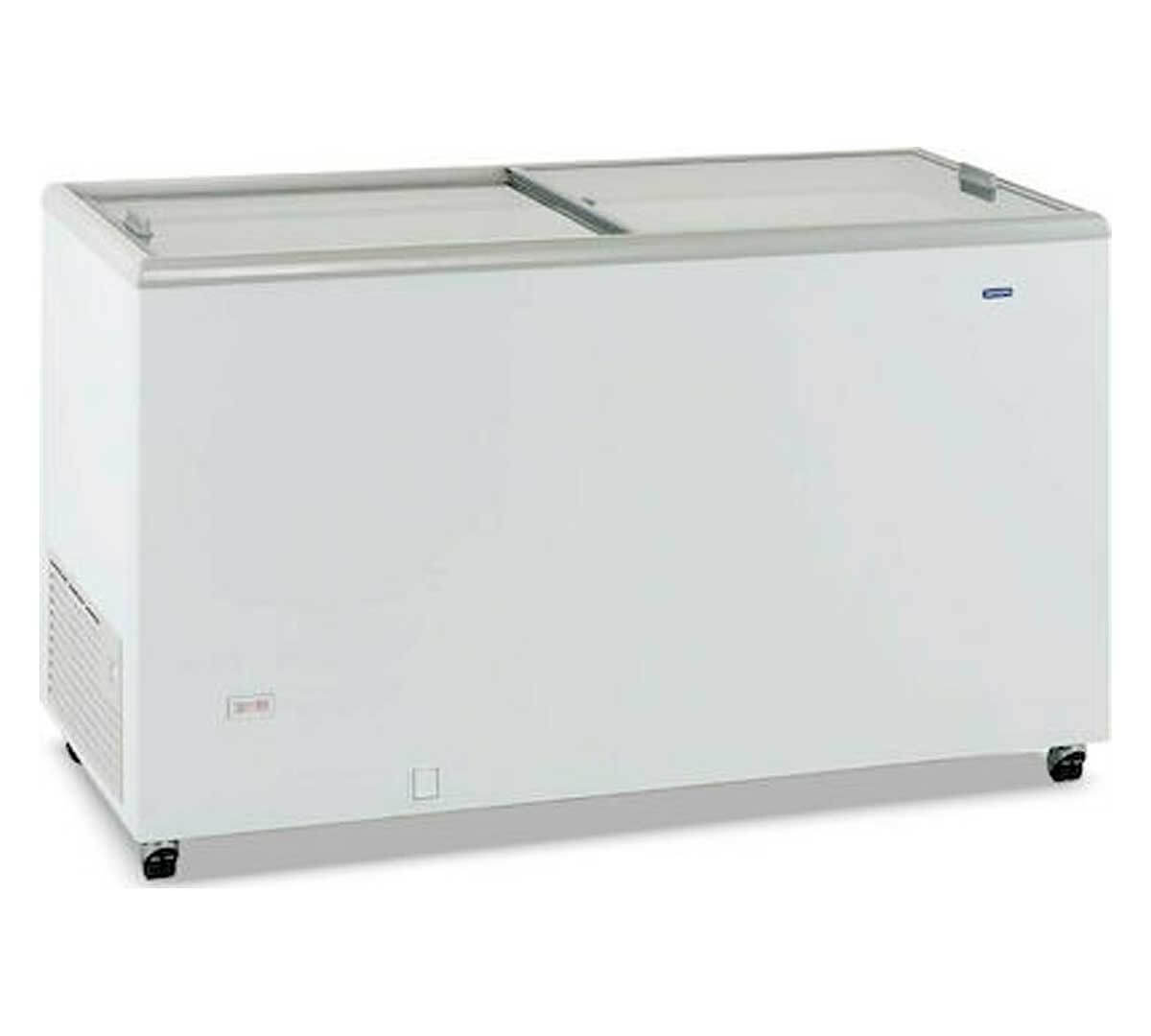 Congelador tapa corredera ciega ancho 128 Masquefrío TOS 400 - FrigeriaHosteleria.com