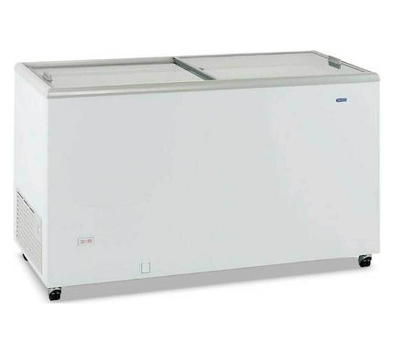 Congelador tapa corredera ciega ancho 128 Masquefrío TOS 400 - FrigeriaHosteleria.com