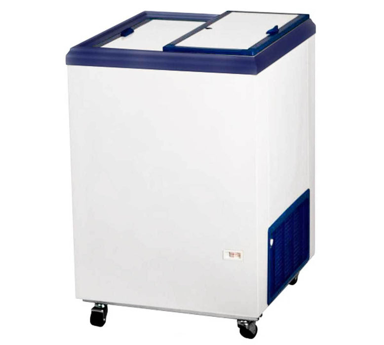 Congelador tapa corredera ciega ancho 62 Masquefrío CHC 200 - FrigeriaHosteleria.com