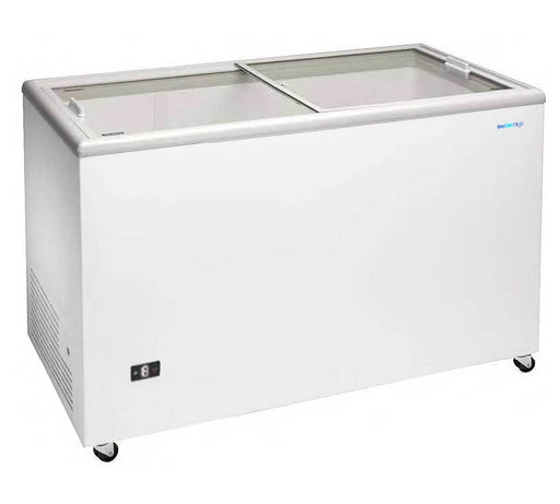 Congelador tapa corredera cristal ancho 128 Masquefrío TVS 400 - FrigeriaHosteleria.com