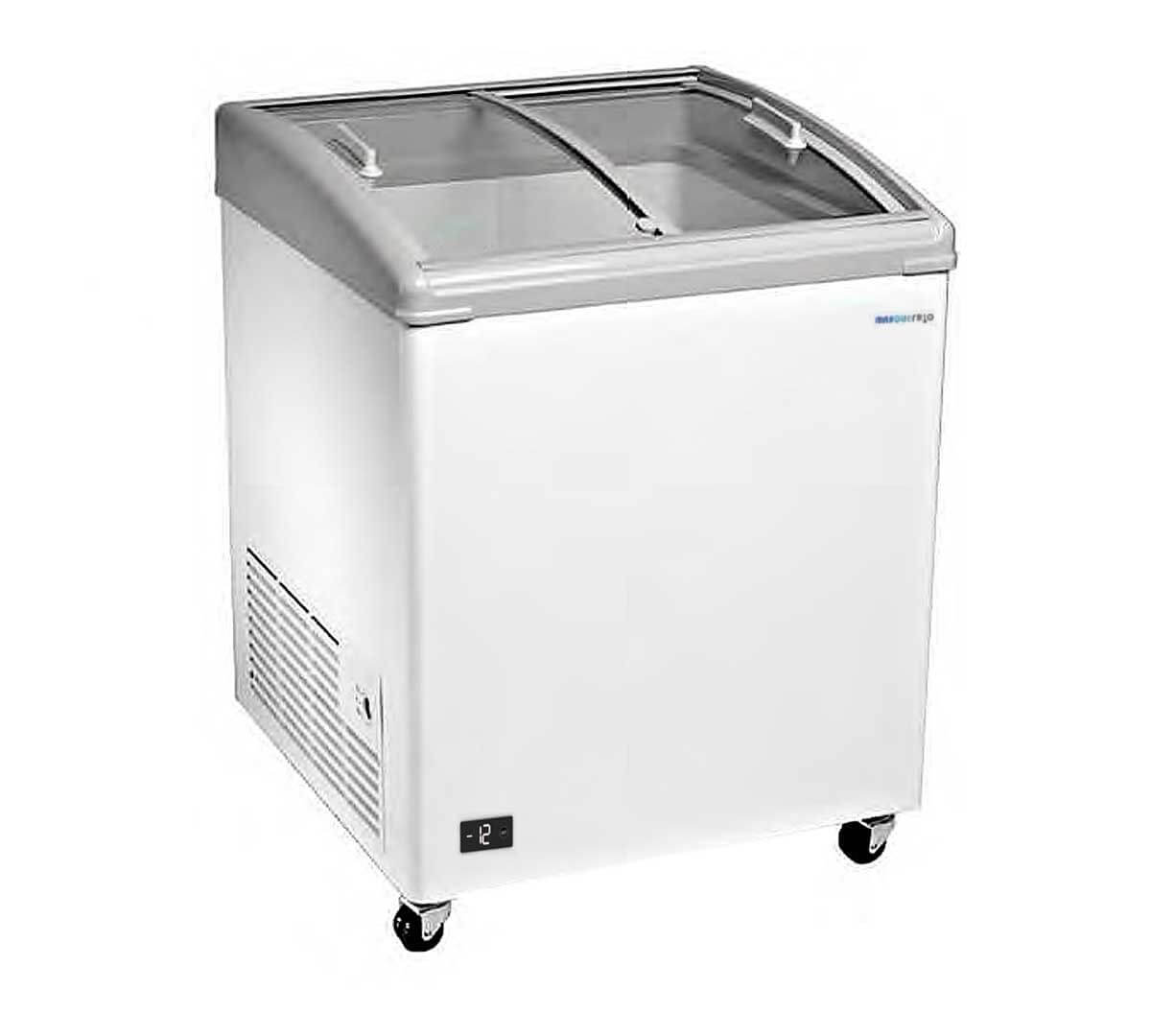 Congelador tapa curva cristal Masquefrío GTC - FrigeriaHosteleria.com
