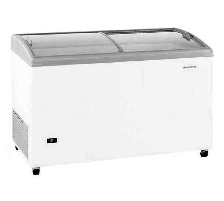 Congelador tapa curva cristal Masquefrío GTC - FrigeriaHosteleria.com
