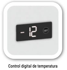 Congelador tapa curva cristal Masquefrío GTC - FrigeriaHosteleria.com