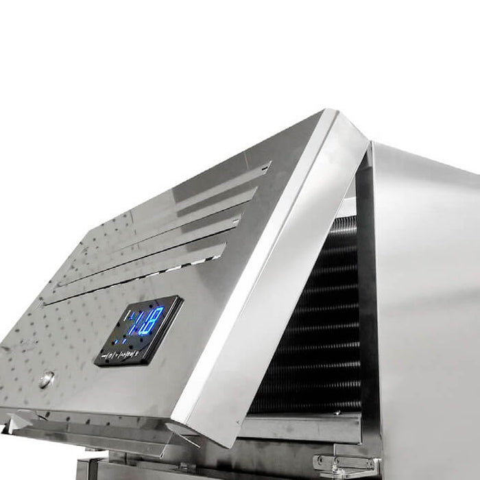 Congelador vertical 2 medias puertas 600 litros INFRICO AGB702BT - FrigeriaHosteleria.com