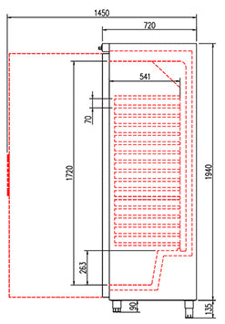 Congelador vertical 600 litros CORECO CVG-601