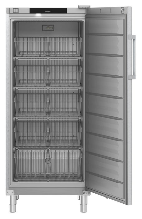 Congelador vertical inox 10 cestos 500 litros LIEBHERR FFFCsg 5501
