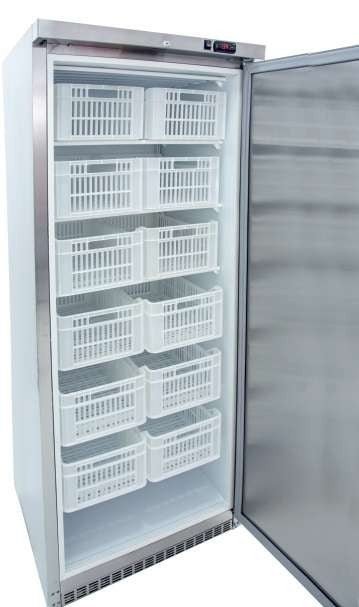 Congelador vertical inoxidable con 12 cajones 600 litros ACCH - 600I - C - FrigeriaHosteleria.com