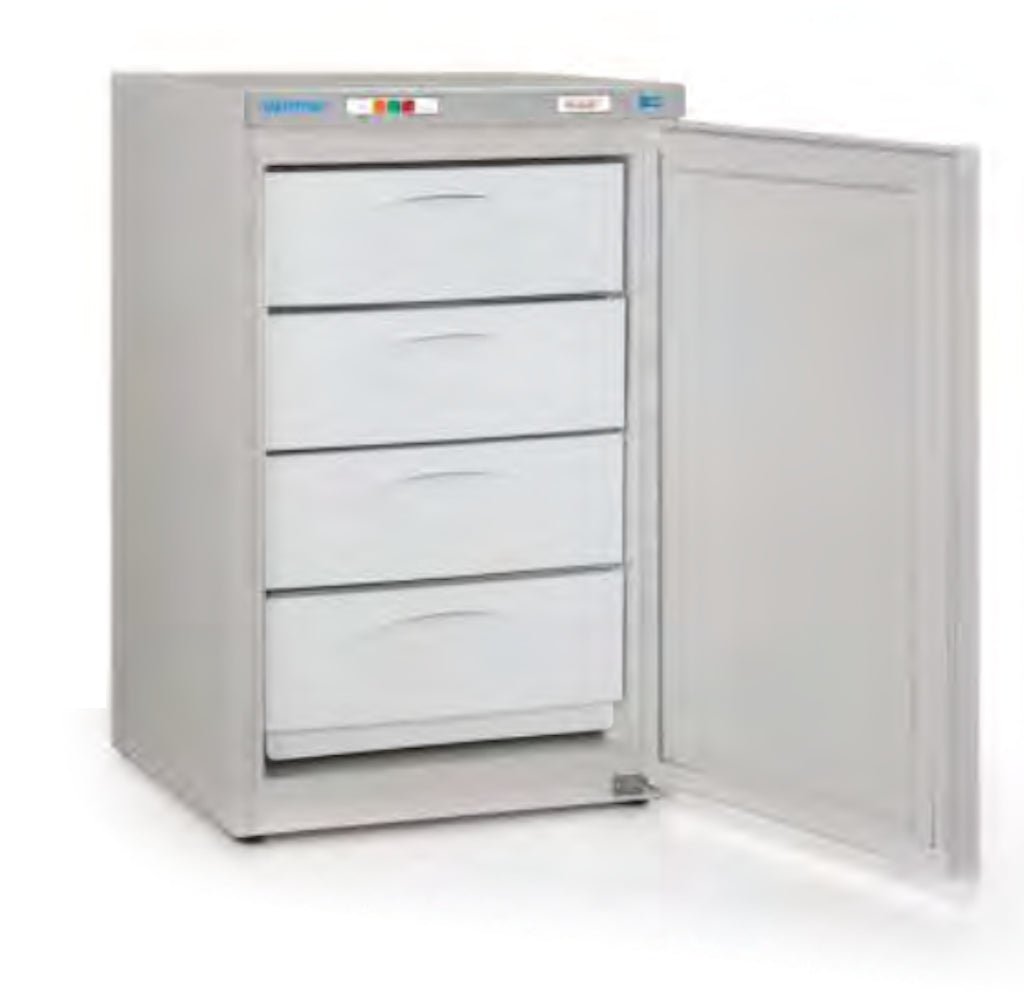 Congelador vertical inoxidable sobre mostrador con 4 cajones INFRICO CV130IHC - CAJONES - FrigeriaHosteleria.com