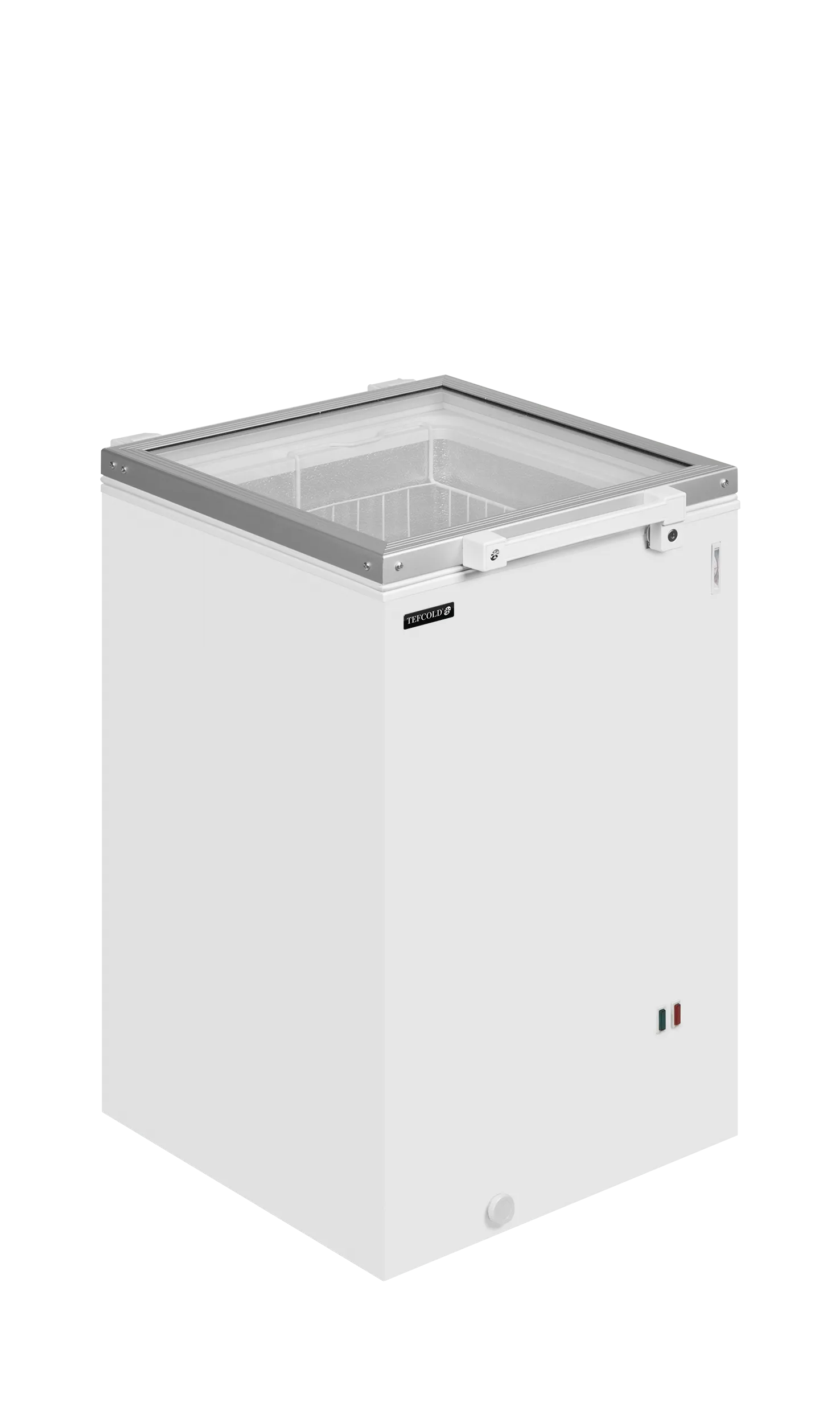Congelador horizontal para helados tapa cristal ancho 55 cm 115 litros TEFCOLD ST160