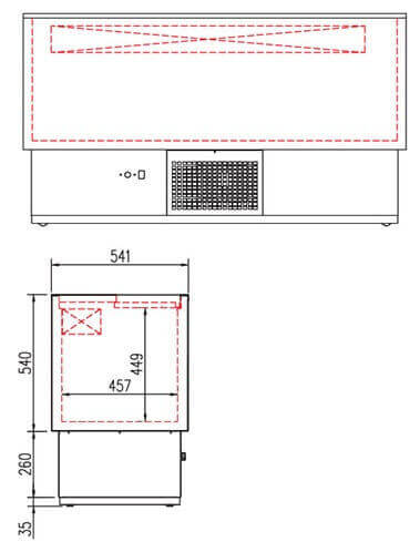 CORECO Botellero refrigerado horizontal inoxidable BEG - I - FrigeriaHosteleria.com