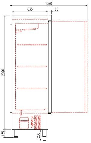 CORECO congelador vertical 5 puertas 1900 litros ACC - 2005 - FrigeriaHosteleria.com
