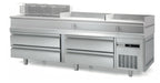 CORECO Mesa fría baja con cajones para cocina fondo 70 KBR - FrigeriaHosteleria.com