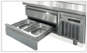 CORECO Mesa fría baja con cajones para cocina fondo 70 KBR - FrigeriaHosteleria.com