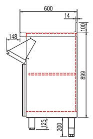 CORECO Mueble para cafetera ancho 200 cm SMC-200