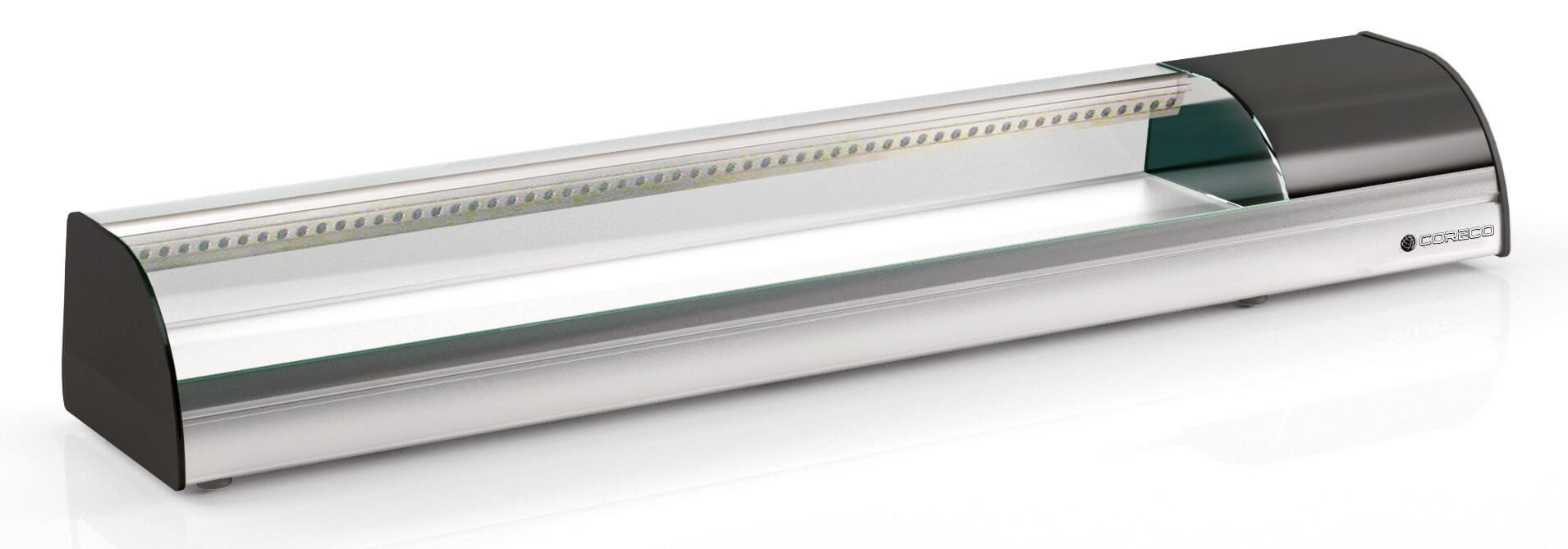 CORECO Vitrina refrigerada para Sushi con cubetas 1/3 BCCS - I - FrigeriaHosteleria.com