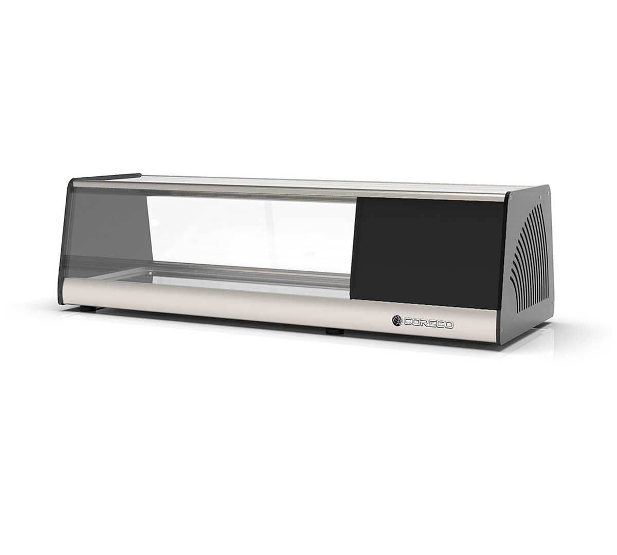 CORECO Vitrina refrigerada Sushi para platos cristal recto BPS - I - FrigeriaHosteleria.com