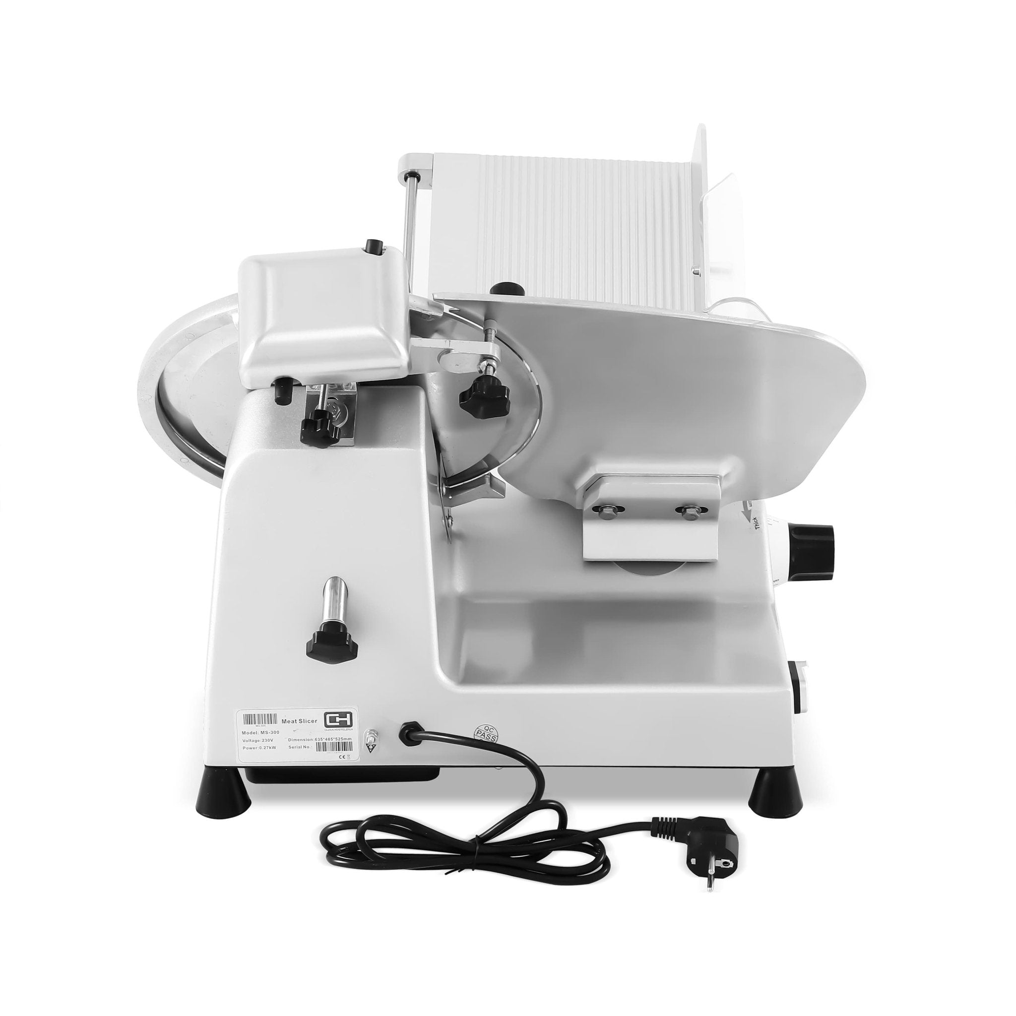 Cortadora de fiambre cuchilla 300 mm MS - 300 - FrigeriaHosteleria.com