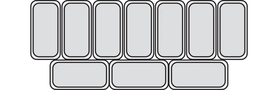 Vitrina de helados 10 ó 13 cubetas ISA Isabella LX