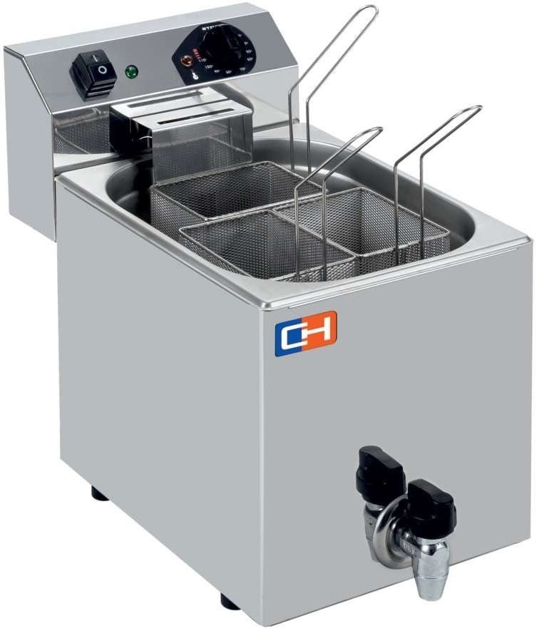 Cuecepasta Eléctrico Profesional 7 litros con 3 cestas 270X460X370h mm CP7L - FrigeriaHosteleria.com