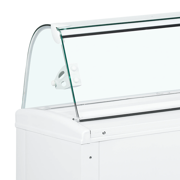 Vitrina de helados frío ventilado 4, 6 y 7 cubetas ISA Fiji
