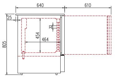 Escarchador de copas puerta cristal 125 litros CORECO ECE - 140 - FrigeriaHosteleria.com