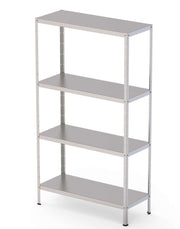 Estantería de Pie Acero Inoxidable Fondo 300 de 800x300x1800h mm FS080318S40 - FrigeriaHosteleria.com
