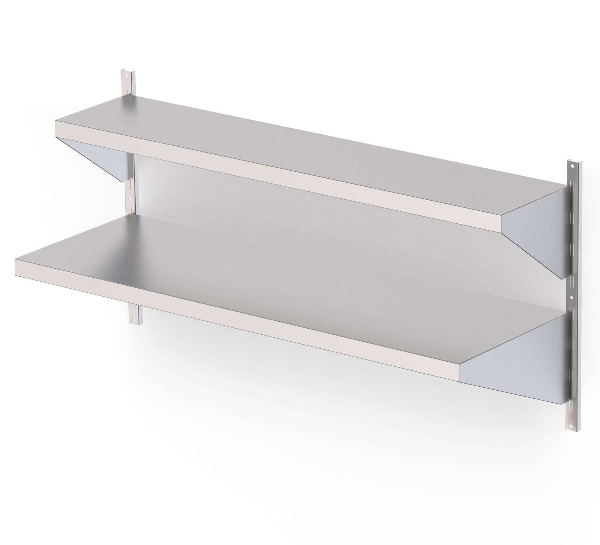 Estantería inoxidable estante liso para cremallera 800x400 AWSFS080400 - FrigeriaHosteleria.com