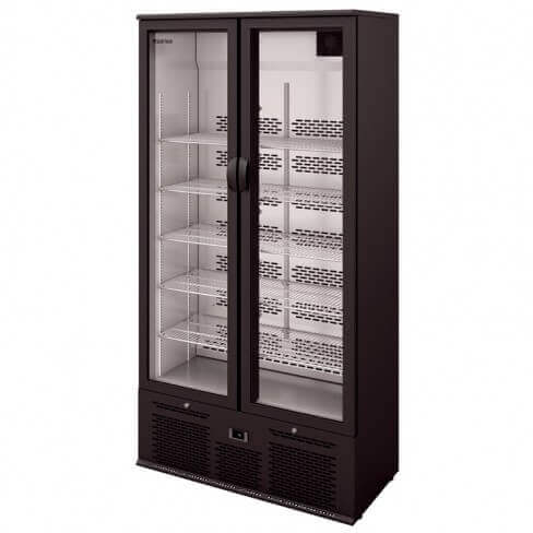 Expositor botellero refrigerado 2 puertas 450 litros INFRICO ERV83 - FrigeriaHosteleria.com